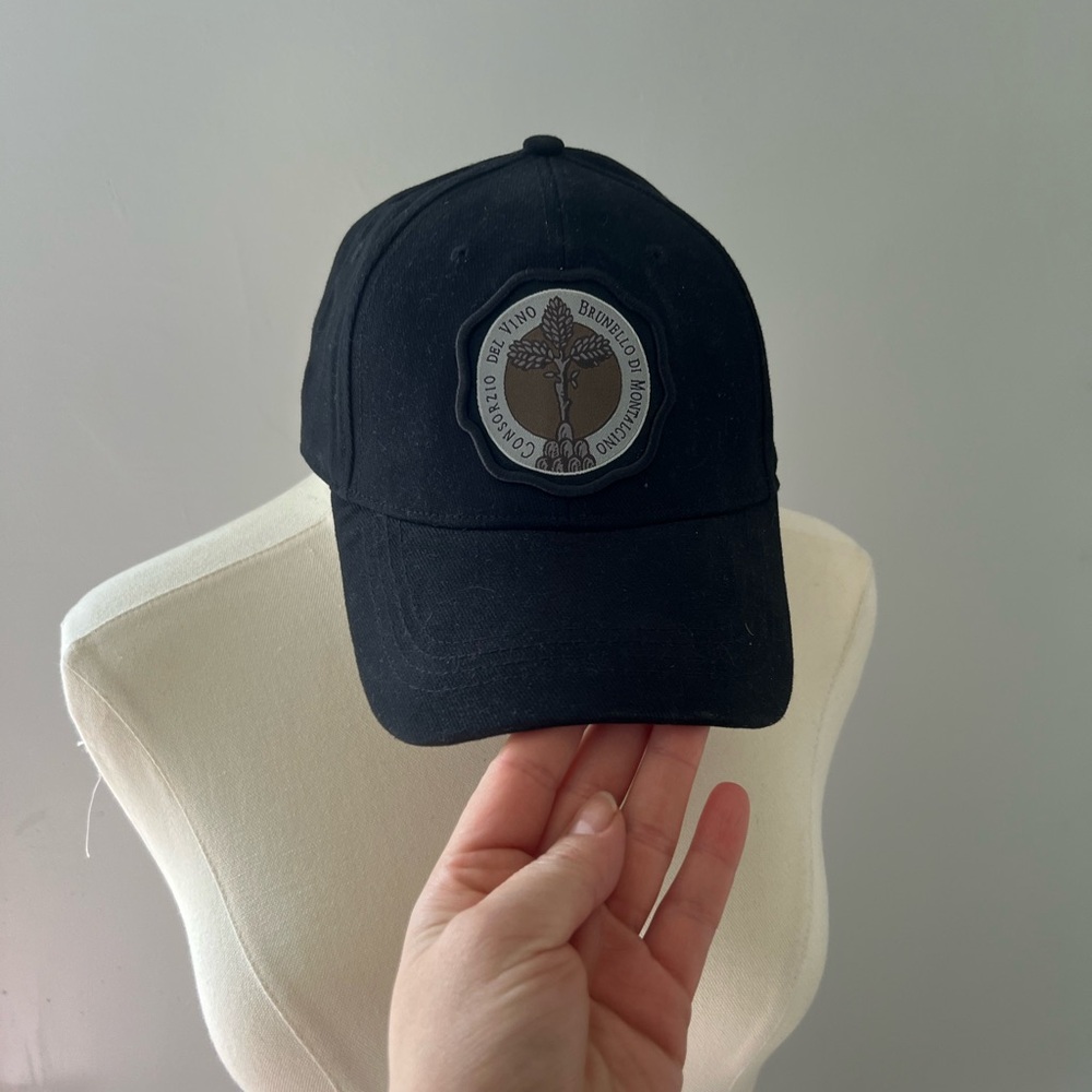 Brunello di Montalcino Black Baseball Cap